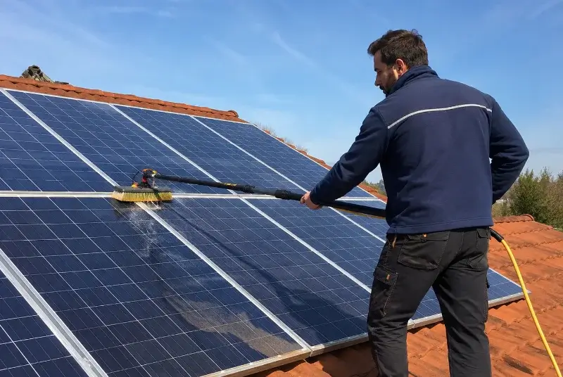 Nettoyage et entretien de panneaux solaires à Bibost